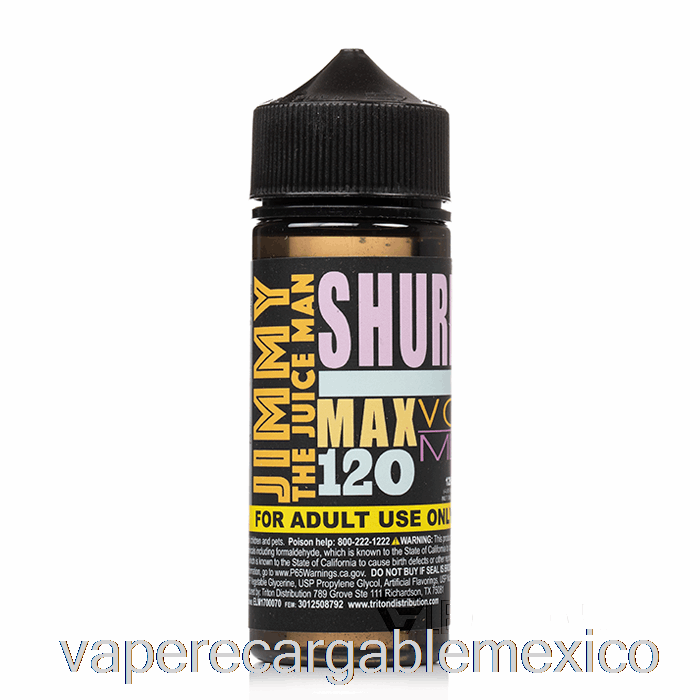 Vape Recargable Shurb - Jimmy The Juiceman - 120ml 3mg